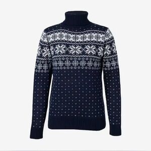 Blue Fair Isle Sweater